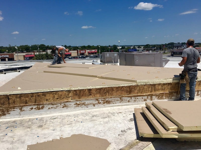 Bluegrass Cellular Flat Roof Fire Recovery